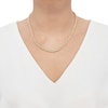 Thumbnail Image 1 of Double Hollow Rope Chain Necklace 10K Yellow Gold 18"