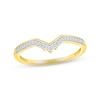 Thumbnail Image 3 of Diamond Bridal Set 1/2 ct tw Princess & Round-cut 10K Yellow Gold