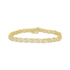Thumbnail Image 0 of Diamond "XO" Bracelet 1 ct tw 10K Yellow Gold 7"