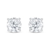 Thumbnail Image 2 of Lab-Created Diamonds by KAY Solitaire Stud Earrings 1/2 ct tw 14K White Gold (F/SI2)