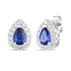 Thumbnail Image 0 of Le Vian Diamond & Ceylon Sapphire Earrings 1/4 ct tw 14K Vanilla Gold