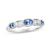 Thumbnail Image 0 of Le Vian Sapphire & Diamond Stacking Ring 1/6 ct tw Diamonds 14K Vanilla Gold