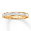 Thumbnail Image 0 of Diamond Wedding Band 3/4 ct tw Princess-cut 14K Yellow Gold