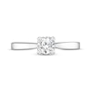 Thumbnail Image 2 of Solitaire Engagement Ring 1/2 Carat Diamond 14K White Gold (I/I2)