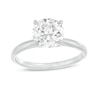 Thumbnail Image 0 of Certified Solitaire Diamond Engagement Ring 2 ct tw Round-cut 14K White Gold (I/I1)