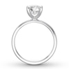 Thumbnail Image 1 of Certified Diamond Solitaire 1-1/2 ct Round-cut 14K White Gold (I/SI2)