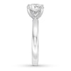 Thumbnail Image 2 of Certified Diamond Solitaire 1-1/2 ct Round-cut 14K White Gold (I/SI2)