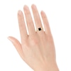 Thumbnail Image 3 of Princess-cut Black Diamond Solitaire Engagement Ring 1 ct tw 14K Yellow Gold