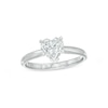 Thumbnail Image 0 of Diamond Solitaire Ring 1 carat Heart-shaped 14K White Gold (I/I2)