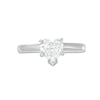 Thumbnail Image 3 of Diamond Solitaire Ring 1 carat Heart-shaped 14K White Gold (I/I2)