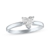 Thumbnail Image 0 of Diamond Solitaire Ring 1/2 carat Heart-shaped 14K White Gold (I/I2)