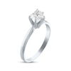 Thumbnail Image 1 of Diamond Solitaire Ring 1/2 carat Heart-shaped 14K White Gold (I/I2)