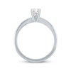 Thumbnail Image 2 of Diamond Solitaire Ring 1/2 carat Heart-shaped 14K White Gold (I/I2)