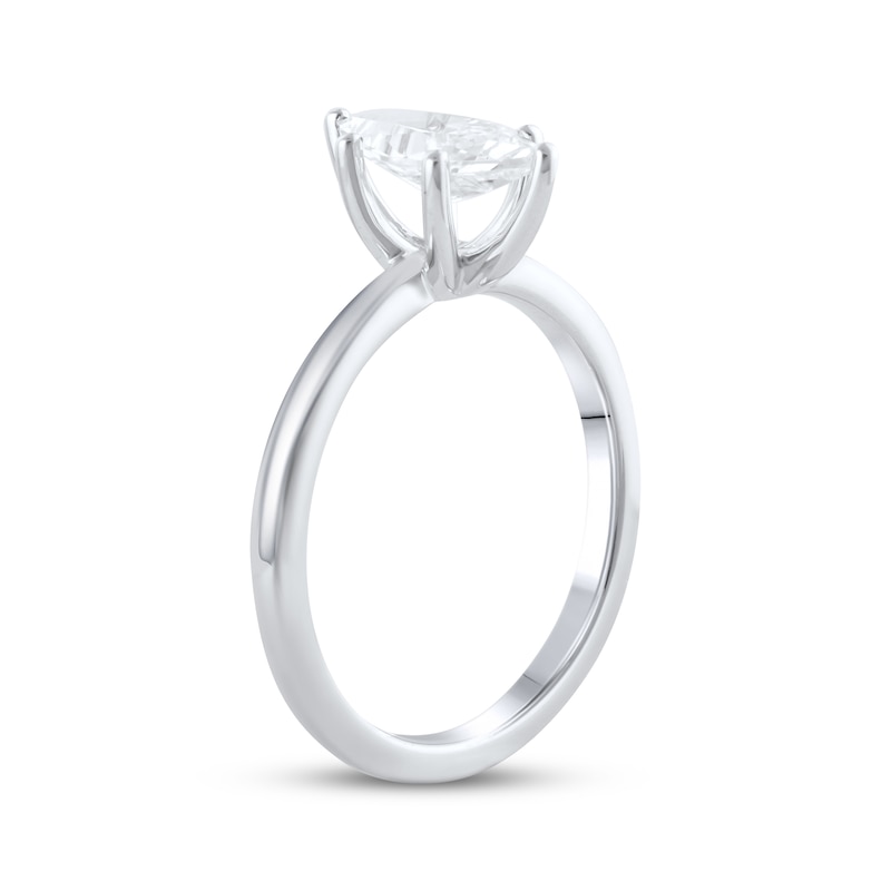 Lab-Created Diamonds by KAY Marquise-Cut Solitaire Engagement Ring 1 ct tw 14K White Gold (F/SI2)