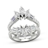 Thumbnail Image 0 of Lab-Created Diamonds by KAY Marquise & Baguette-Cut Enhancer Ring 2-1/2 ct tw 14K White Gold