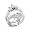 Thumbnail Image 1 of Lab-Created Diamonds by KAY Marquise & Baguette-Cut Enhancer Ring 2-1/2 ct tw 14K White Gold