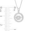 Thumbnail Image 1 of Unstoppable Love Necklace 1/2 ct tw 10K White Gold 19"