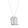 Thumbnail Image 2 of Lab-Created Diamonds by KAY Necklace 1/2 ct tw 14K White Gold 19"