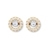 Thumbnail Image 1 of Unstoppable Love 1 ct tw Earrings 14K Yellow Gold