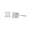 Thumbnail Image 0 of Lab-Created Diamonds by KAY Princess-Cut Solitaire Stud Earrings 1 ct tw 14K White Gold (F/SI2)