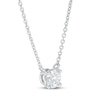 Thumbnail Image 1 of Lab-Created Diamonds by KAY Necklace 1/2 ct tw 14K White Gold 18" (F/SI2)