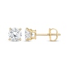 Thumbnail Image 0 of Lab-Created Diamonds by KAY Round-Cut Solitaire Stud Earrings 1-1/2 ct tw 14K Yellow Gold (I/SI2)