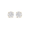 Thumbnail Image 1 of Lab-Created Diamonds by KAY Round-Cut Solitaire Stud Earrings 2-1/2 ct tw 14K Yellow Gold (I/SI2)