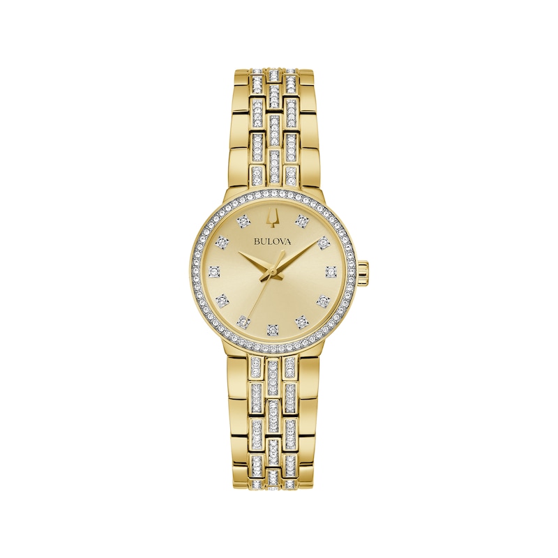 Bulova Crystal Collection Women’s Watch & Cross Gift Set 98X133