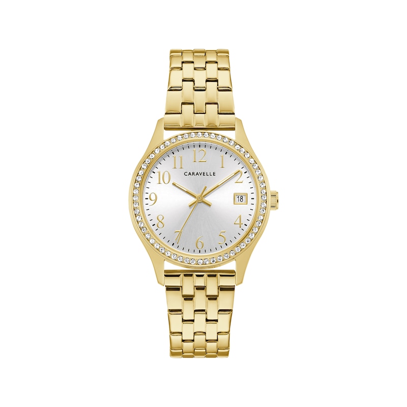 Caravelle Classic Crystal Women's Watch Boxed Set 44X101