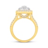 Thumbnail Image 2 of Multi-Diamond Center Cushion-Frame Engagement Ring 2 ct tw 14K Two-Tone Gold