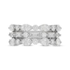 Thumbnail Image 2 of Neil Lane Artistry Baguette, Pear, Marquise & Round-cut Lab-Created Diamond Anniversary Band 3 ct tw 14K White Gold