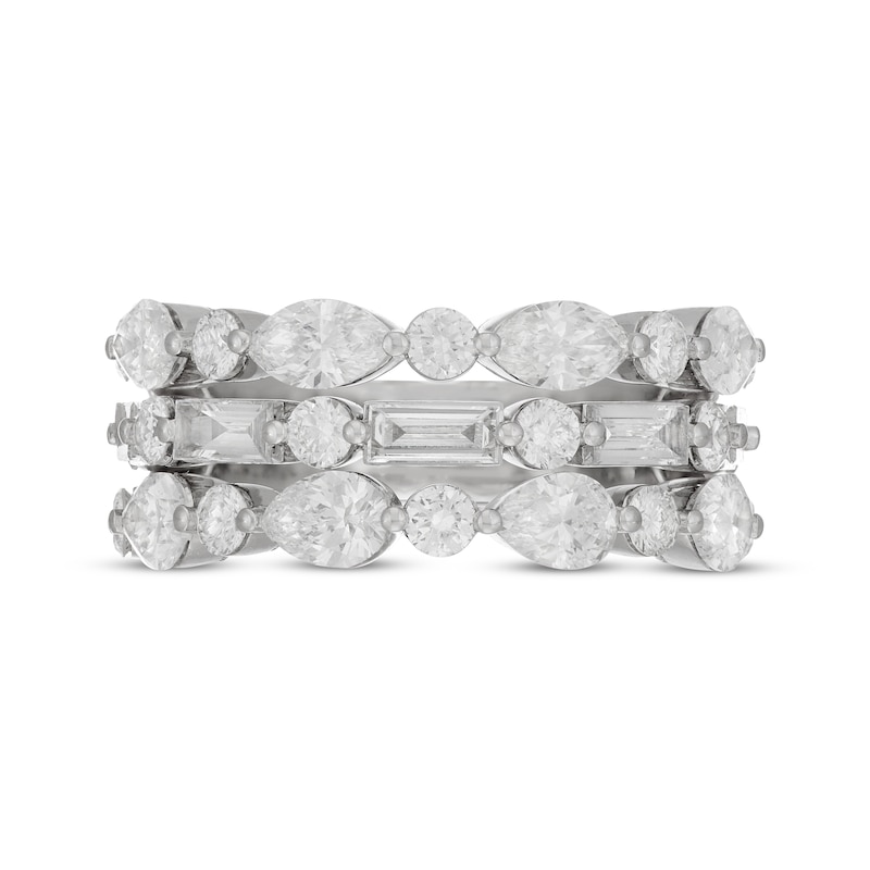 Neil Lane Artistry Baguette, Pear, Marquise & Round-cut Lab-Created Diamond Anniversary Band 3 ct tw 14K White Gold