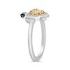 Thumbnail Image 1 of Disney Treasures Finding Nemo Diamond & Citrine "Squirt" Ring 1/15 ct tw Sterling Silver & 10K Yellow Gold