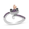 Thumbnail Image 0 of Disney Treasures Monsters, Inc. "Randall" Amethyst & Diamond Accent Ring Sterling Silver & 10K Rose Gold