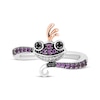 Thumbnail Image 3 of Disney Treasures Monsters, Inc. "Randall" Amethyst & Diamond Accent Ring Sterling Silver & 10K Rose Gold