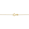 Thumbnail Image 2 of Heart & Diamond-Cut Bead Station Necklace 10K Yellow Gold 18"