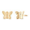 Thumbnail Image 0 of Small Butterfly Stud Earrings 14K Yellow Gold