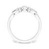 Thumbnail Image 3 of Lab-Created Diamonds by KAY Baguette, Round & Emerald-Cut Chevron Enhancer Ring 1-1/2 ct tw 14K White Gold