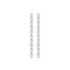 Thumbnail Image 1 of Lab-Created Diamonds by KAY Drop Earrings 1-1/4 ct tw 14K White Gold