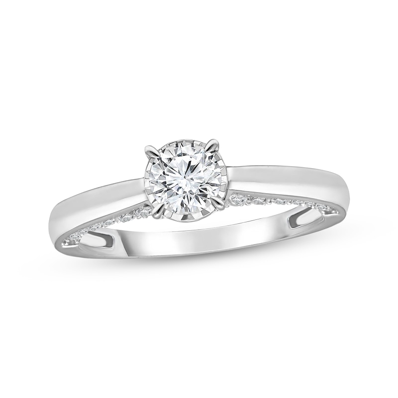 Diamond Engagement Ring 1 ct tw 10K White Gold (J/I3)