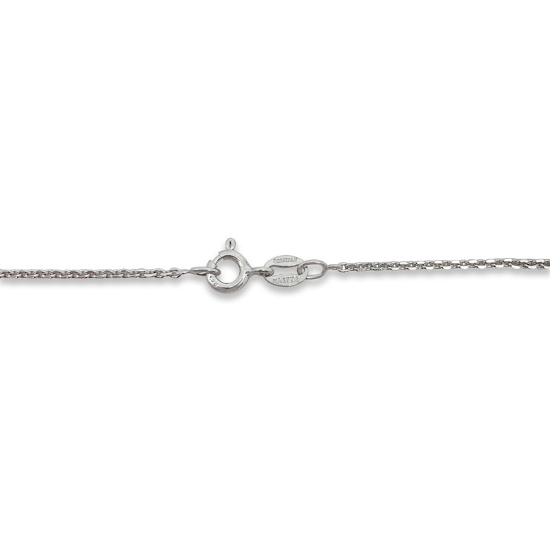 Solid Cable Chain Necklace Sterling Silver 20"