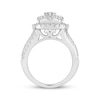 Thumbnail Image 1 of Multi-Diamond Center Cushion-Frame Engagement Ring 2 ct tw 14K White Gold