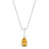 Thumbnail Image 0 of Citrine Birthstone Necklace Sterling Silver 18"