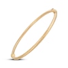 Thumbnail Image 1 of Reaura Textured Hollow Bangle Bracelet Repurposed 14K Yellow Gold