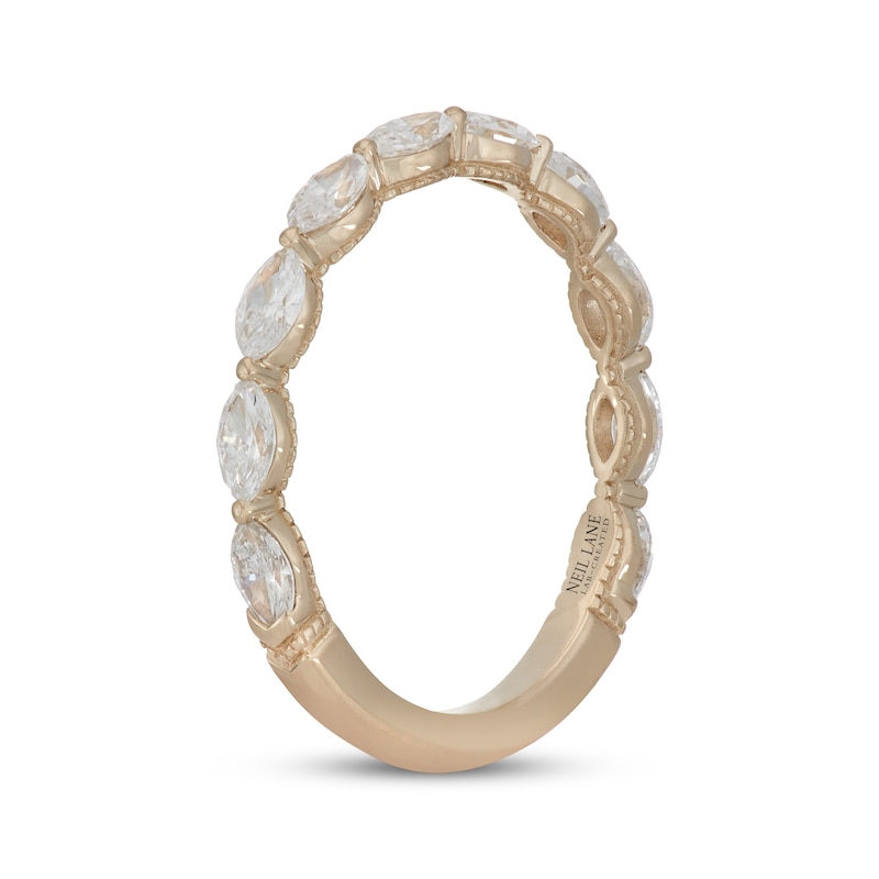 Neil Lane Artistry Marquise-Cut Lab-Created Diamond Anniversary Band 3/4 ct tw 14K Yellow Gold