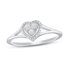 Thumbnail Image 0 of Diamond Heart Ring 1/20 ct tw Sterling Silver