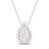 Thumbnail Image 0 of Lab-Created Diamonds by KAY Necklace 1 ct tw 14K White Gold 18"