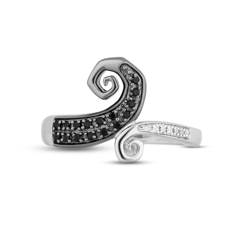 Disney Treasures The Nightmare Before Christmas Diamond Ring 1/8 ct tw Sterling Silver