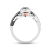Thumbnail Image 2 of Disney Treasures The Nightmare Before Christmas Diamond Ring 1/6 ct tw Sterling Silver & 10K Rose Gold