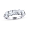 Thumbnail Image 0 of THE LEO Legacy Lab-Created Diamond Oval-Cut Anniversary Band 2 ct tw 14K White Gold